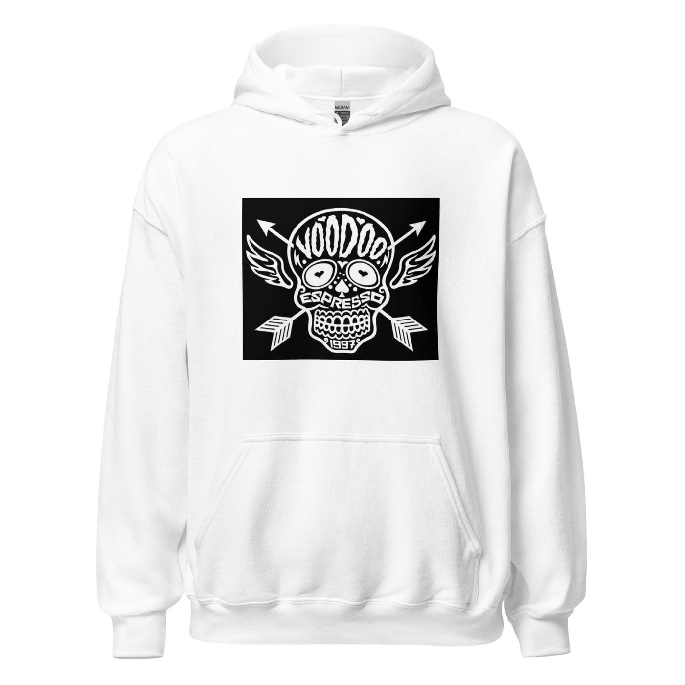 Unisex Skull Hoodie - VOODOO COFFEE COMPANY