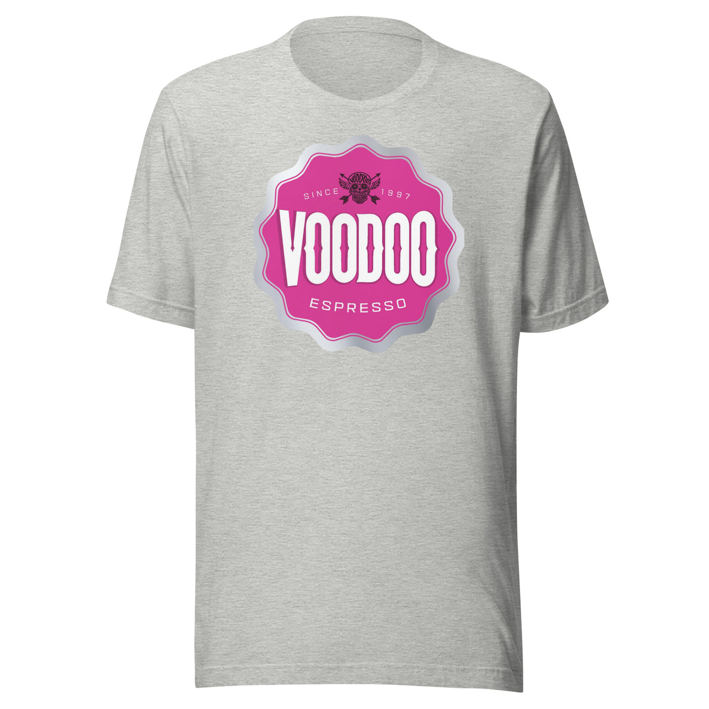Unisex Pink Voodoo Espresso t-shirt - VOODOO COFFEE COMPANY